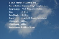 G-EBHX @ EGTH - DESCRIPTION