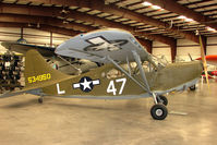 45-34950 @ 40G - 1945 Stinson L-5G, c/n: 45-34950 at planes of Fame , Valle AZ - by Terry Fletcher