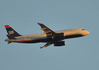 N677AW @ KLAS - Taken over McCarran International Airport.
