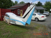 N1480L - N1480L is parked along Route 2 in Millers Falls, MA just outside Greenfield, MA. - by Noam Mayraz