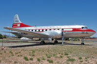 N240HH @ 40G - Classic Airliner 1948 Convair 240-1, c/n: 47 presrved in Western Airlines colours at Planes of Fame , Valle AZ