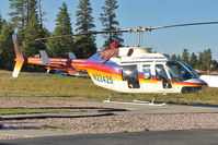 N22425 @ GCN - 1982 Bell Helicopter Textron 206L-1, c/n: 45743at Grand Canyon - by Terry Fletcher