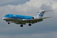 PH-JCT @ EGSH - Landing at Norwich. - by Graham Reeve