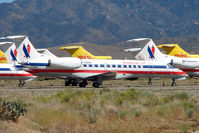 N732DH @ IGM - 2000 Embraer EMB-135LR, c/n: 145358 stored at Kingman - by Terry Fletcher