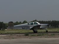 N426B @ POC - Eastbound on taxiway Sierra for runway 26L - by Helicopterfriend
