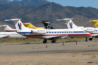 N703MR @ IGM - 1999 Embraer EMB-135LR, c/n: 145173 stored at Kingman - by Terry Fletcher