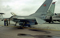E-197 @ EKBI - F-16A E-197 at Billund Airport 25th annniversary
2.6.90 - by leo larsen