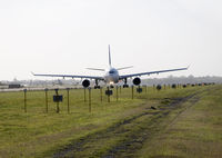 PT-MVT @ SAEZ - Entering RWY 35. - by Jorge Molina