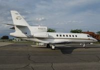 N102TF @ KAXN - Dassault Falcon 50 at the fuel pump. - by Kreg Anderson
