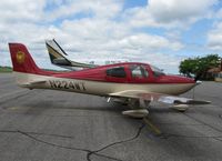 N224WT @ KAXN - Cirrus SR22 on the line. - by Kreg Anderson