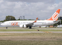 PR-GTQ @ SABE - Landing on RWY 13.
