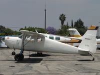 N2617V @ CCB - Woody Woodpecker parked at Foothill Sales & Service area - by Helicopterfriend