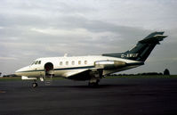 G-AWUF @ CAX - HS.125 Series 1B visitor to Carlisle in the Summer of 1974. - by Peter Nicholson