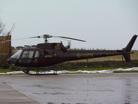 G-BXGA @ EGPE - On the pad at PDG Helicopters base next door to Inverness Airport EGPE - by Graham Bell