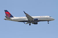 N630CZ @ KORD - Compass Airlines/Delta Connection Embraer ERJ 170-200 LR, CPZ5697 arriving from KMSP, RWY 10 approach KORD. - by Mark Kalfas
