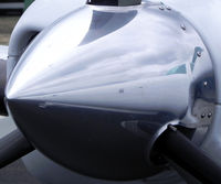 F-GKSS @ LFRM - A/C nose as seen in the RH prop cone - by A Marignier
