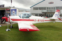 G-BYOD @ EGBK - 2001 Slingsby Aviation Ltd SLINGSBY T67M200, c/n: 2265 displayed at 2011 AeroExpo at Sywell - by Terry Fletcher