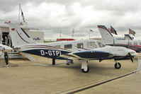 D-GTPI @ EGBK - Piper PA-34-220T, c/n: 3449410 exhibited at 2011 AeroExpo at Sywell