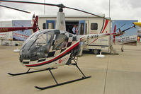 G-WINR @ EGBK - 1991 Robinson Helicopter Co Inc ROBINSON R22 BETA, c/n: 1709 exhibited at 2011 AeroExpo at Sywell