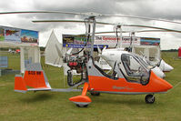 G-CGNM @ EGBK - 2010 Magni Gyro M16C, c/n: 16-10-5824 exhibited at 2011 AeroExpo at Sywell