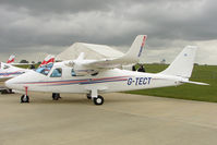 G-TECT @ EGBK - 2011 Tecnam P2006T exhibited at 2011 AeroExpo at Sywell