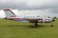 N44NE @ EGBK - Cessna 414, c/n: 4140070 at Sywell