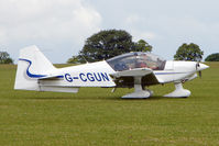 G-CGUN @ EGBK - 2007 ALPHA AVIATION MANUFACTURING LTD R2160 at Sywell
