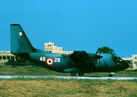 MM62126 @ LMML - G222 MM62126/46-26 Italian Air Force - by raymond