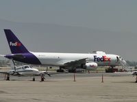 N943FD @ ONT - Spare plane receiving packages - by Helicopterfriend