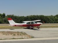 N34147 @ AJO - Taxiing to stand by for take off on runway 25 - by Helicopterfriend