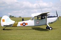 G-PDOG @ EGBK - 1957 Cessna CESSNA 305C, c/n: 24550 at Sywell - by Terry Fletcher