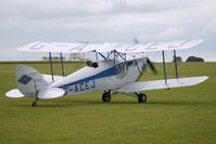 G-ACEJ @ EGBK - 1933 De Havilland DH83 FOX MOTH, c/n: 4069 departing from Sywell