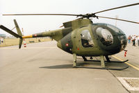 H-201 @ EGVA - Hughes 500M of the Danish Army Air Service at Vandel Air Base on display at the 1994 Intnl Air Tattoo at RAF Fairford. - by Peter Nicholson