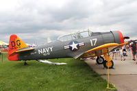 N7692Z @ KDVN - At the Quad Cities Air Show.  SNJ-4 10117 - by Glenn E. Chatfield