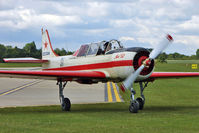 G-YAKV @ EGBK - 1991 Aerostar S.A. YAK-52, c/n: 9111311 at Sywell