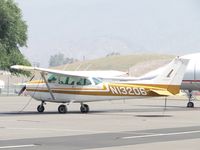 N13206 @ POC - Tid down and parked in transient parking - by Helicopterfriend