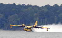 N266NR - Filling up on New River, NC at SNeads Ferry area to assist at Holly Ridge Game Land fire - by John Althouse