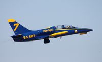 N139PJ @ TIX - L-39 in Blue Angels colors - by Florida Metal