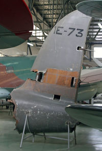 1E-73 @ LECU - This is all that remained of the Cant Z 506 piloted by Coronel Franco, chief of the seaplane base at Pollensa, Mallorca, Spain.  The famed aviator perished on his 51st mission. - by Daniel L. Berek