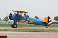 N55762 @ KDVN - At the Quad Cities Air Show.  PT-17 41-8242 - by Glenn E. Chatfield