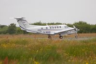G-WVIP @ EGFH - Capital Air Charter's Beech Super King Air back-tracking on Runway 04/22 - by Roger Winser