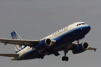 N805UA @ BIL - United Airbus A319 @ BIL