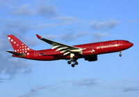OY-GRN @ EKCH - On final approach for runway 22L.