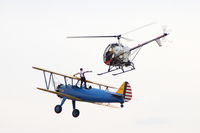 N7505B @ KDVN - At the Quad Cities Air Show. With N49739, plane to helicopter transfer. - by Glenn E. Chatfield