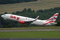 TC-SKR @ EDDR - Zweibruecken Three Whiskey departure to Antalya - by Friedrich Becker