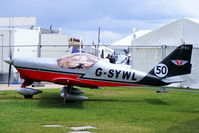 G-SYWL @ EGBK - at AeroExpo 2011 - by Chris Hall