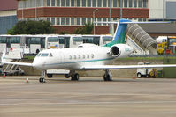 N50KC @ EGGW - 2001 Gulfstream Aerospace G-V, c/n: 659 at Luton - by Terry Fletcher