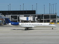 N380SK @ ORD - Chautauqua Airlines Inc Embraer EMB-135KL taxiing at Chicago O'hare Airport. - by David Burrell