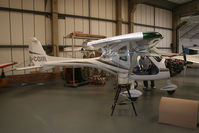 G-CGIR @ EGSF - Tucked in a hangar