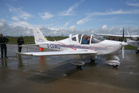 G-CGWO @ EGBK - Aero Expo Static 2011, Late arrival